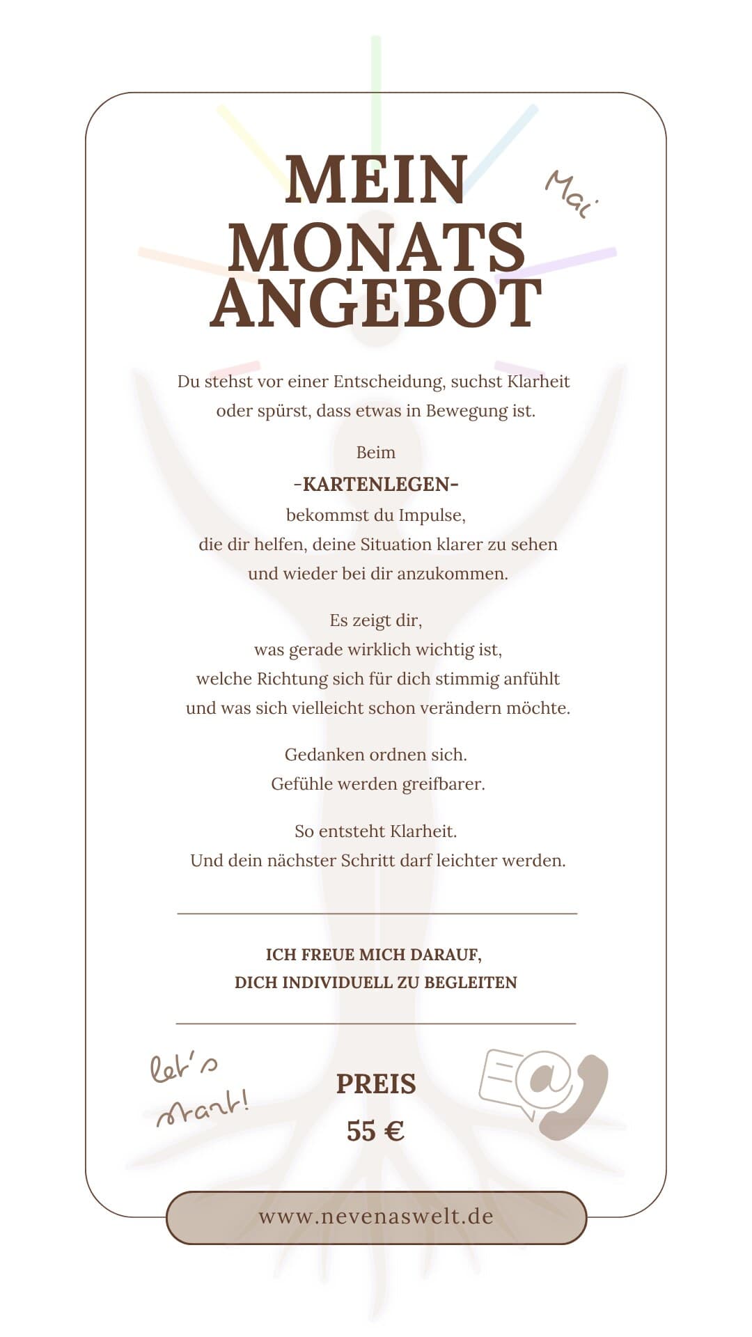 Monatsangebot Mai – Kartenlegen